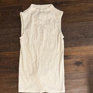 Everlane White Sleeveless Tank Top